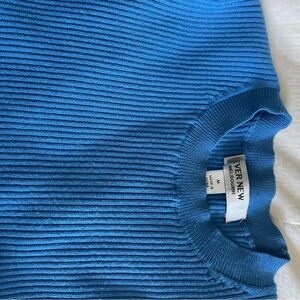 Ever New Vibrant Blue Cowl Neck Sweater